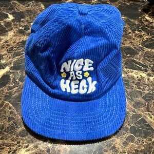 NICE AS HECK CORDUROY HAT